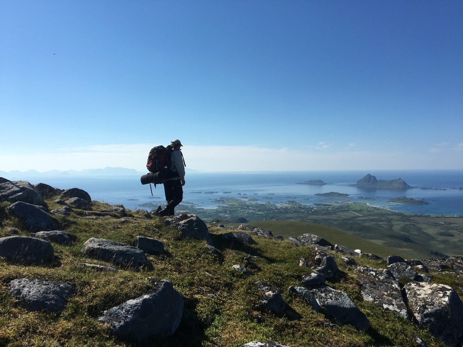 Selgers private bilder: Monsens vandring i 2018, her på Vetten. Galleribilde