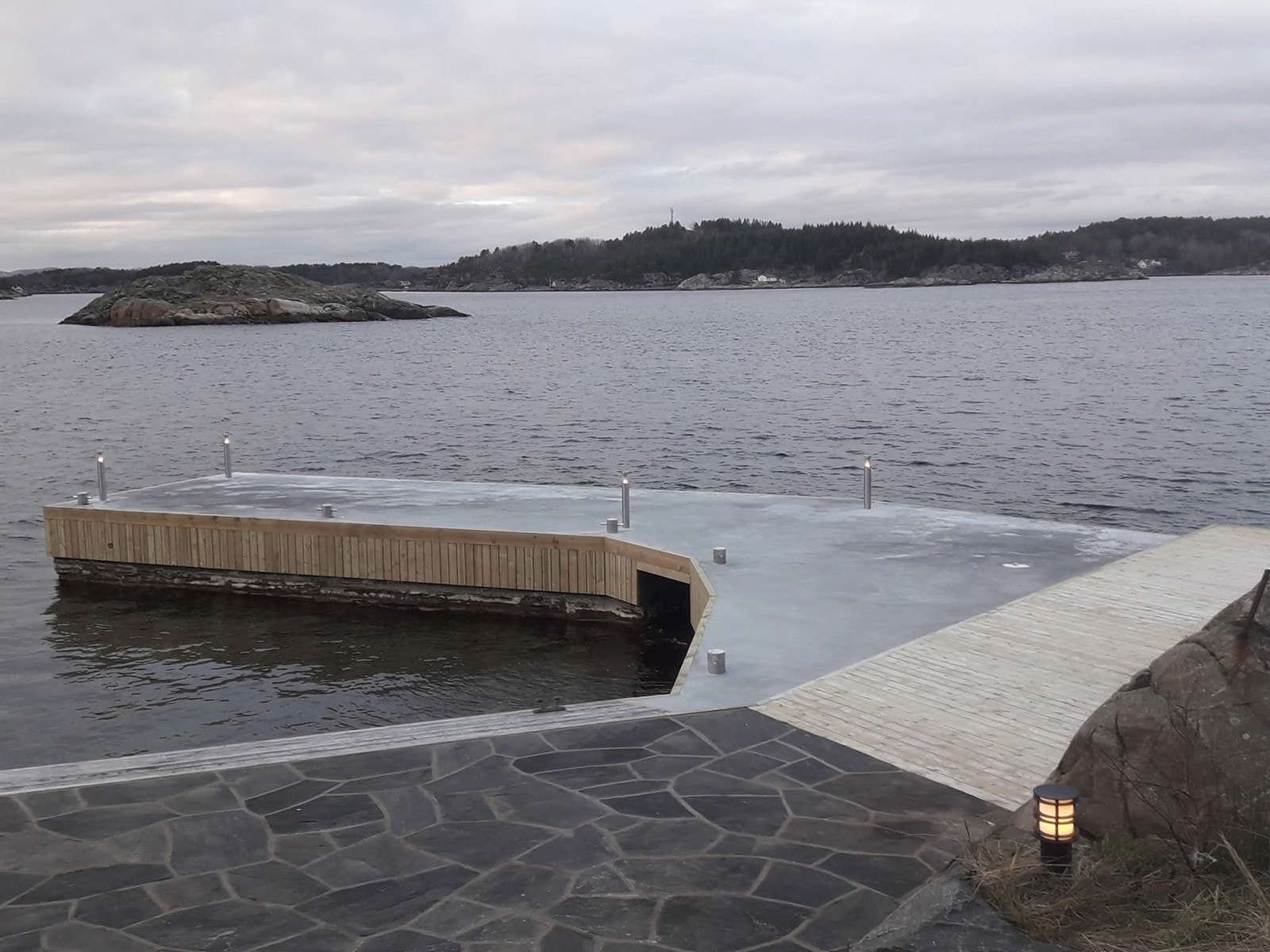 Nybygget molo Galleribilde