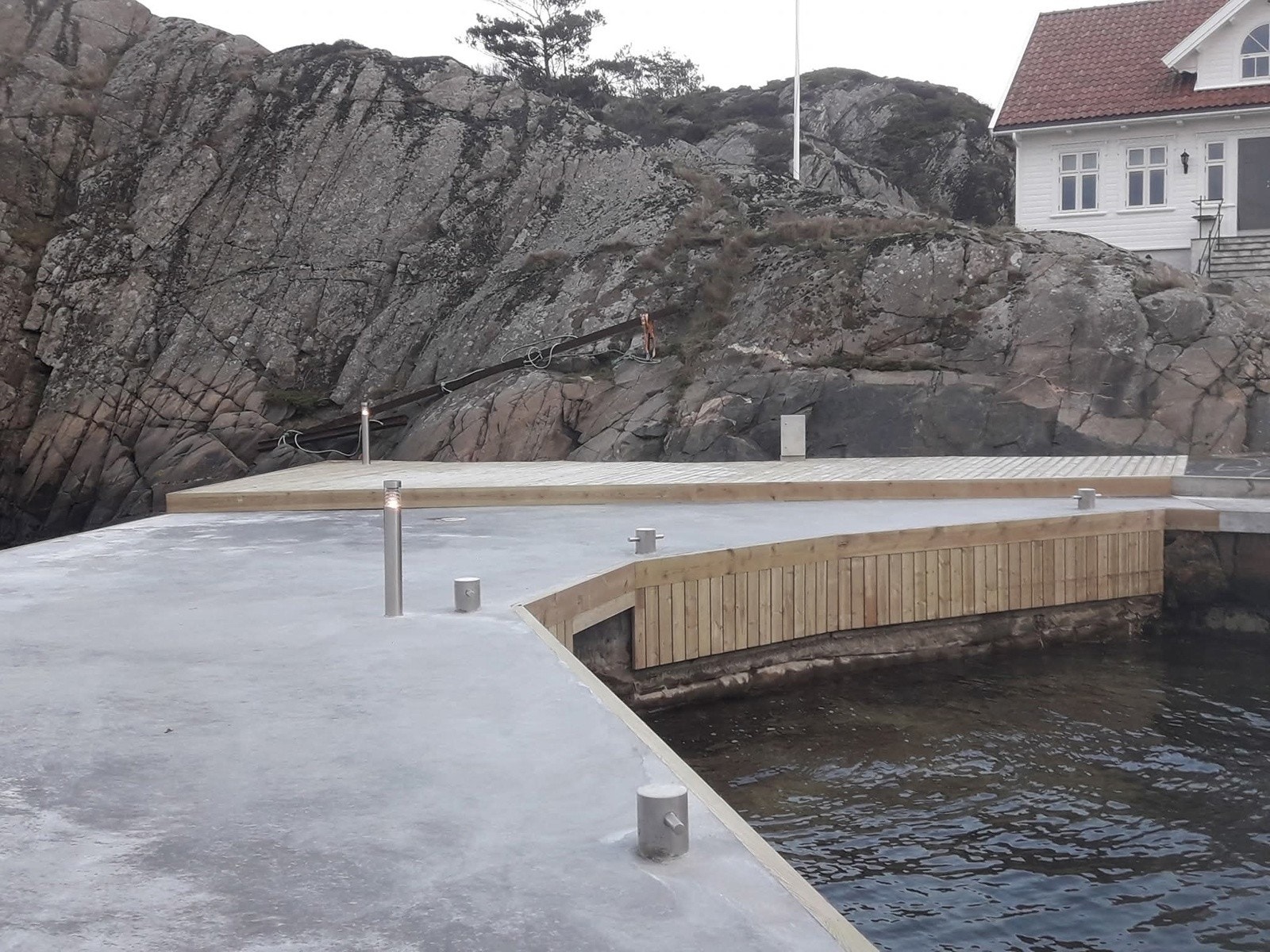 Nybygget molo Galleribilde