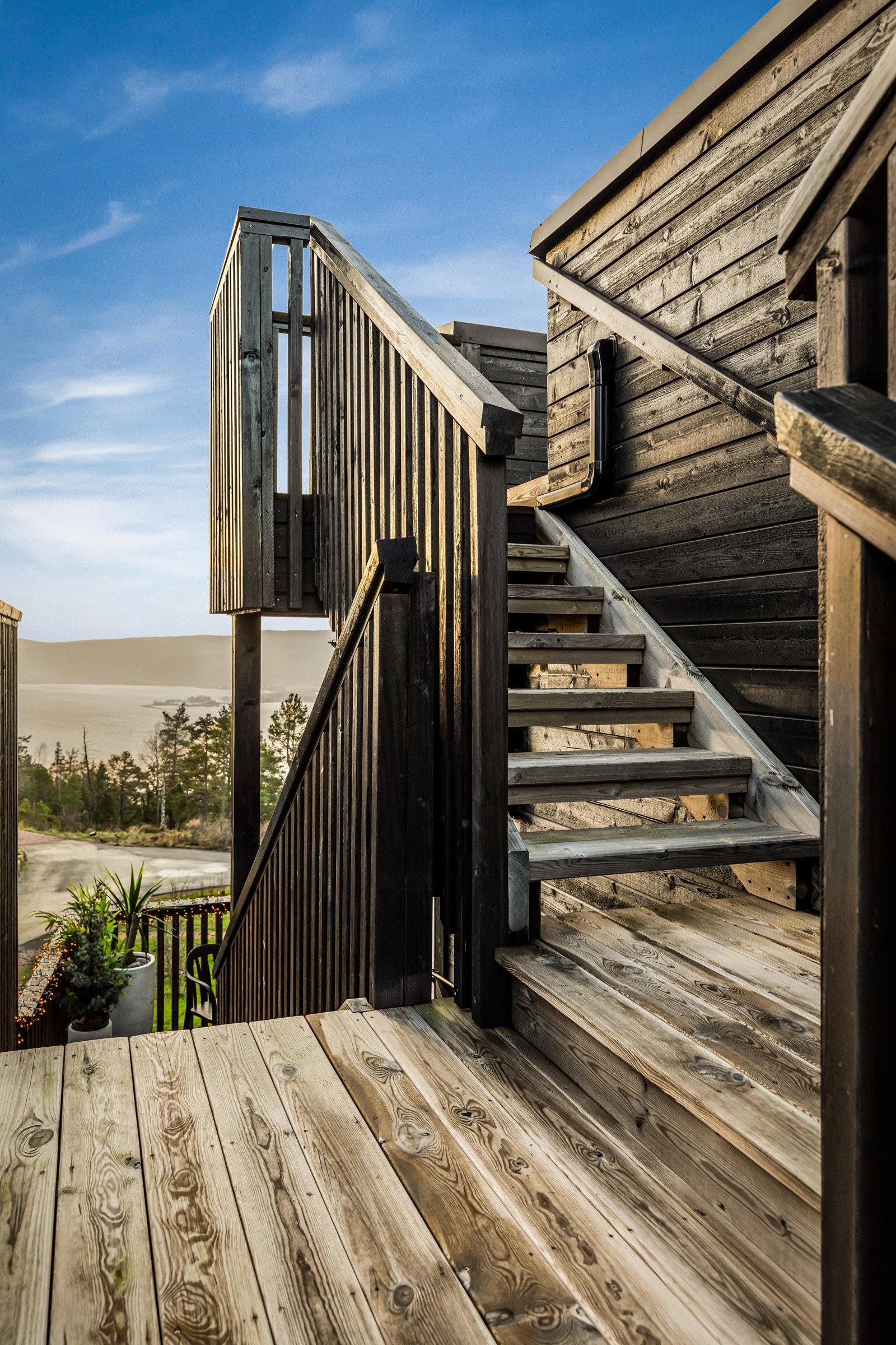 Adkomst til den private takterrassen. Galleribilde