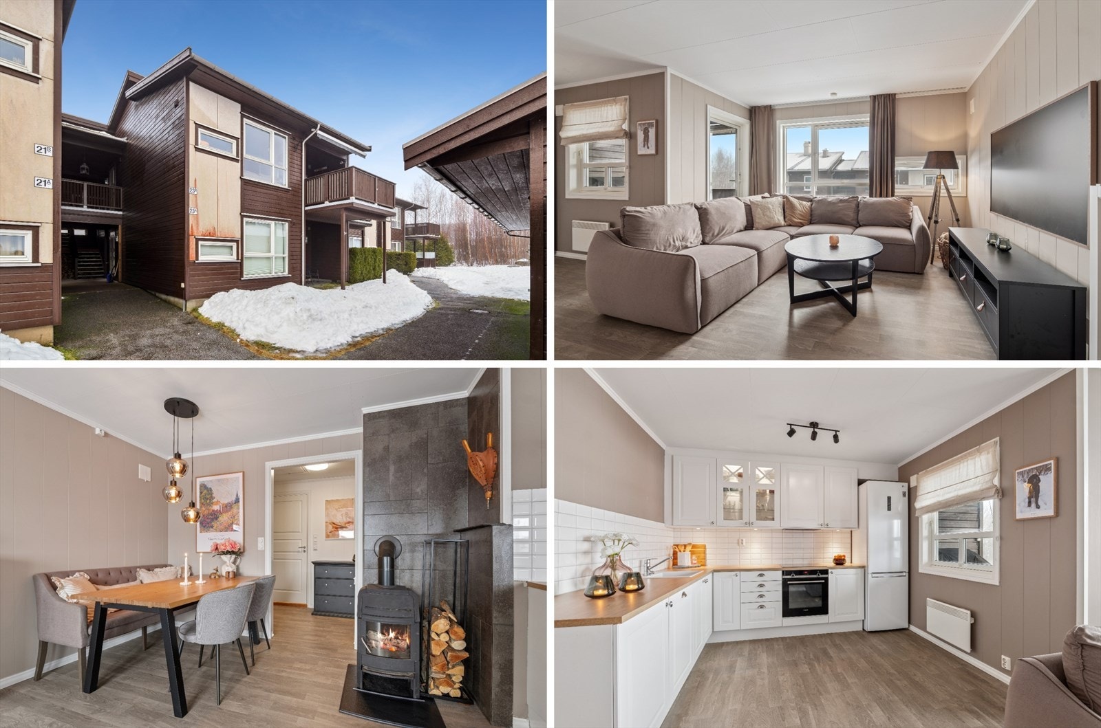 Spennende leilighet med ett soverom og to balkonger beliggende i veletablert borettslag i Stokke Galleribilde