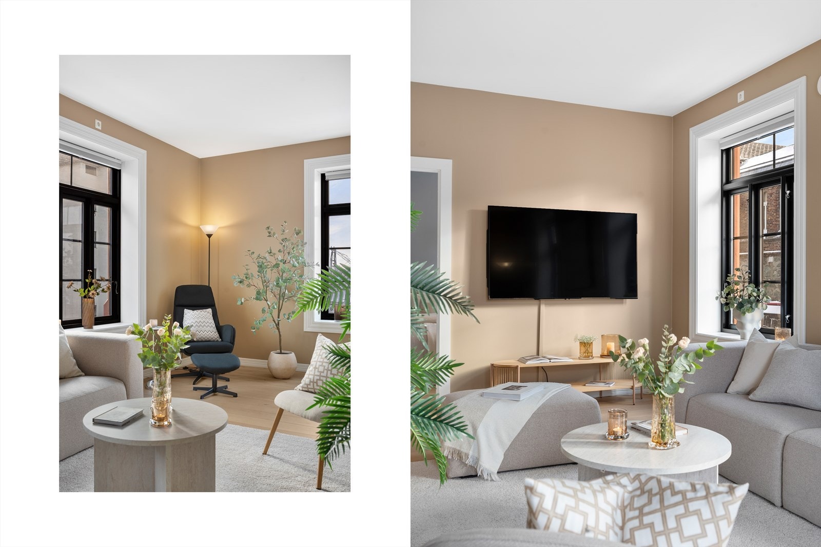 Her kan du flytte rett inn i en leilighet med et klassisk uttrykk, uten att det går på bekostning av standarden. Galleribilde