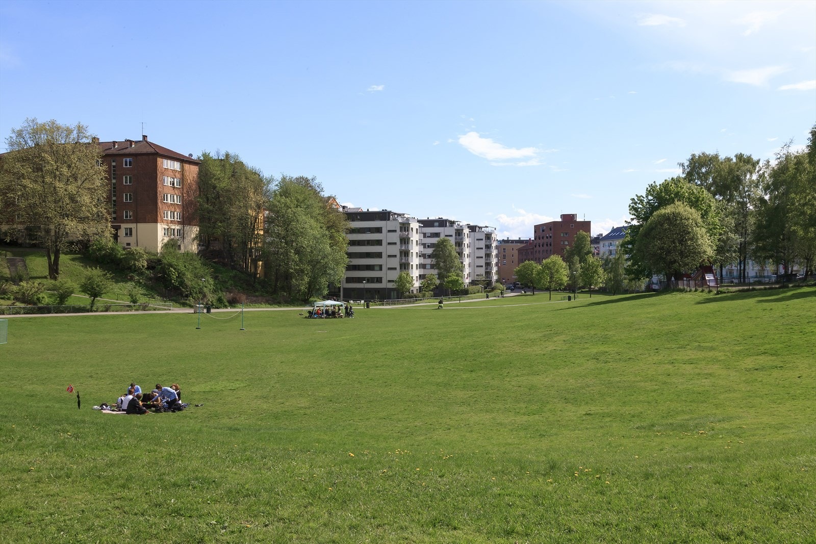 Idylliske Ilaparken ligger like ved leiligheten. Galleribilde