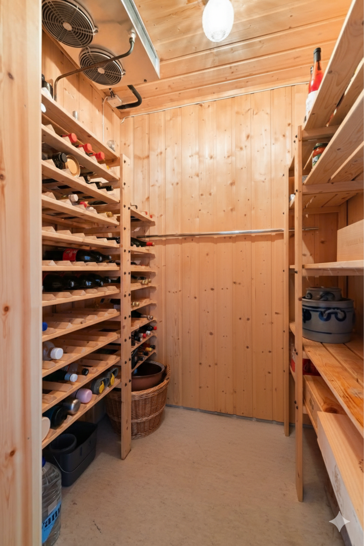 Fra spiskammeret er det adkomst til et romslig kjølerom. Galleribilde