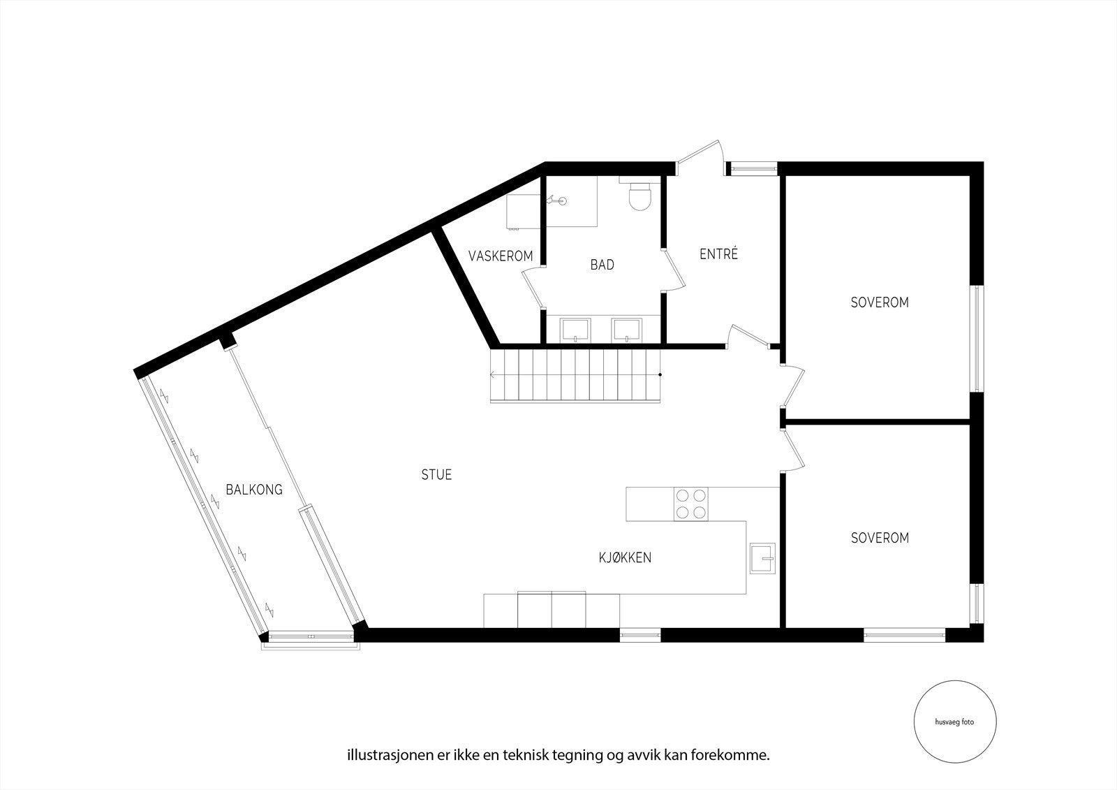 Plantegning 6. etasje Galleribilde