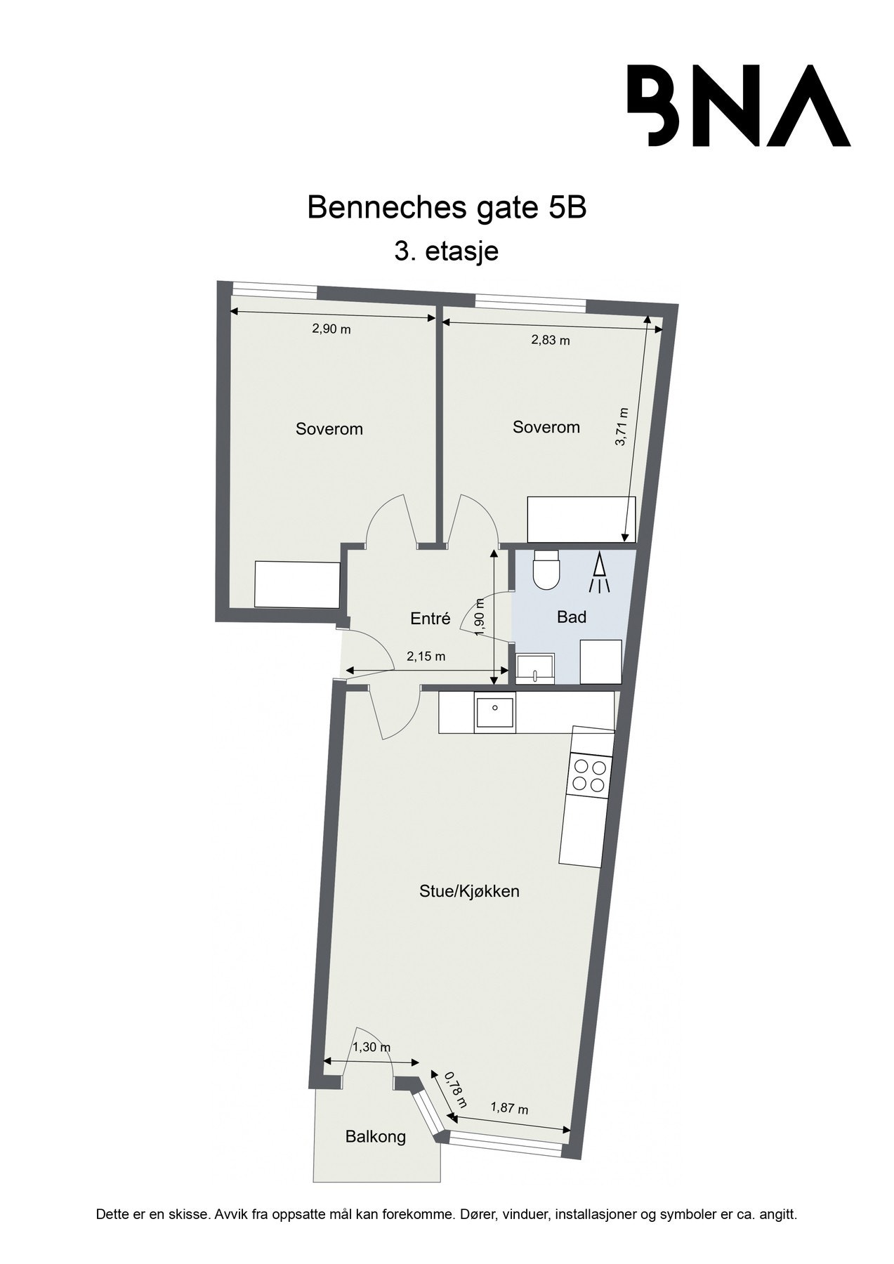 Plantegning Galleribilde