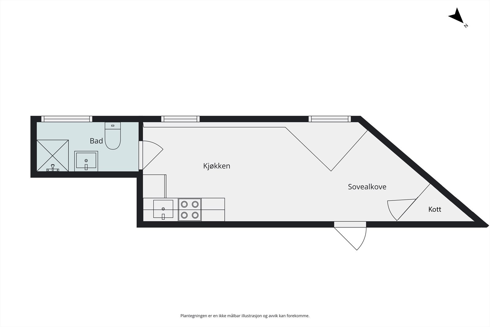 Plantegning Galleribilde