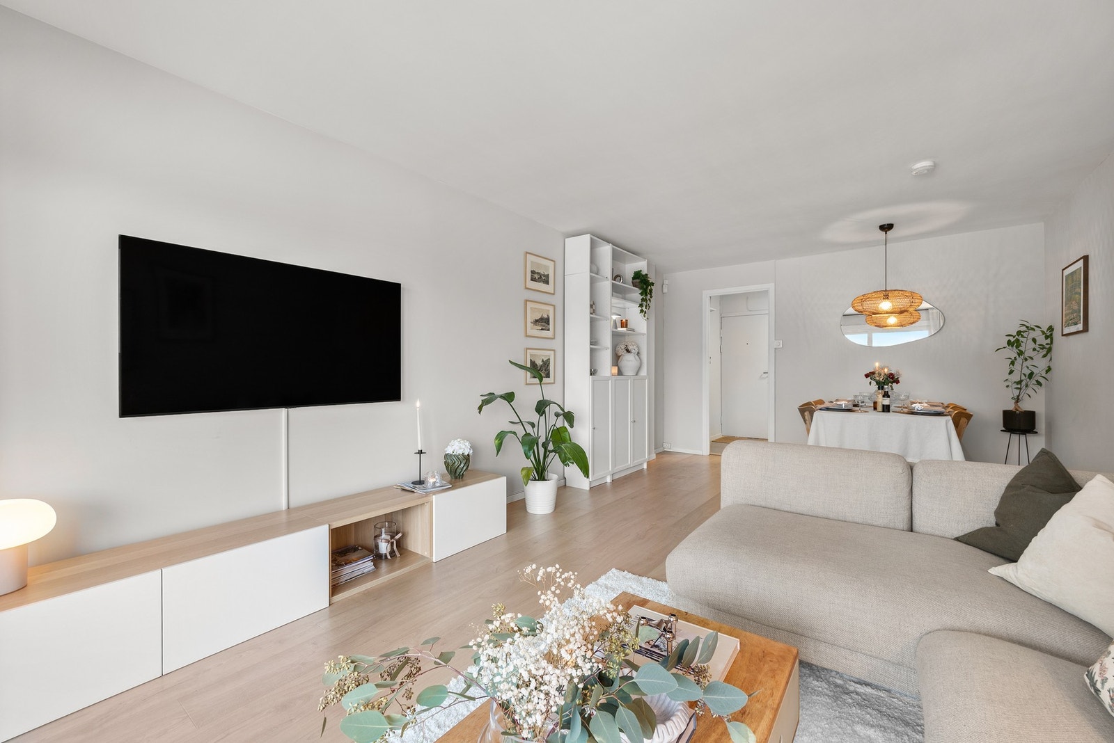 Det er pipeløp med muligheter for tilkobling av ildsted. Galleribilde