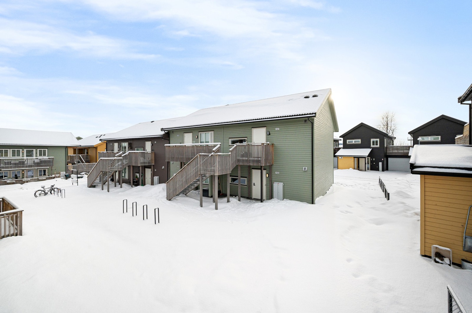 Brauta ligger i et nyetablert boligfelt på Tiller. Her har man en fin boligmiks med leiligheter, eneboliger og rekkehus. Galleribilde