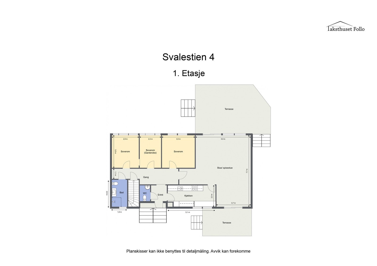 Plantegning første etasje. Galleribilde