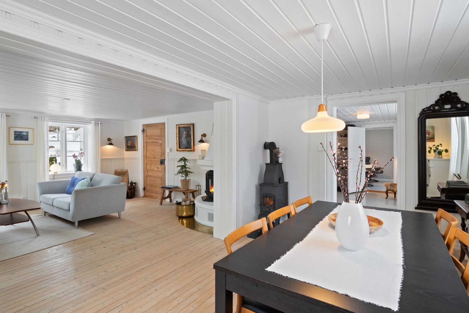 En vedovn bidrar med både varme og ekstra hygge. Galleribilde