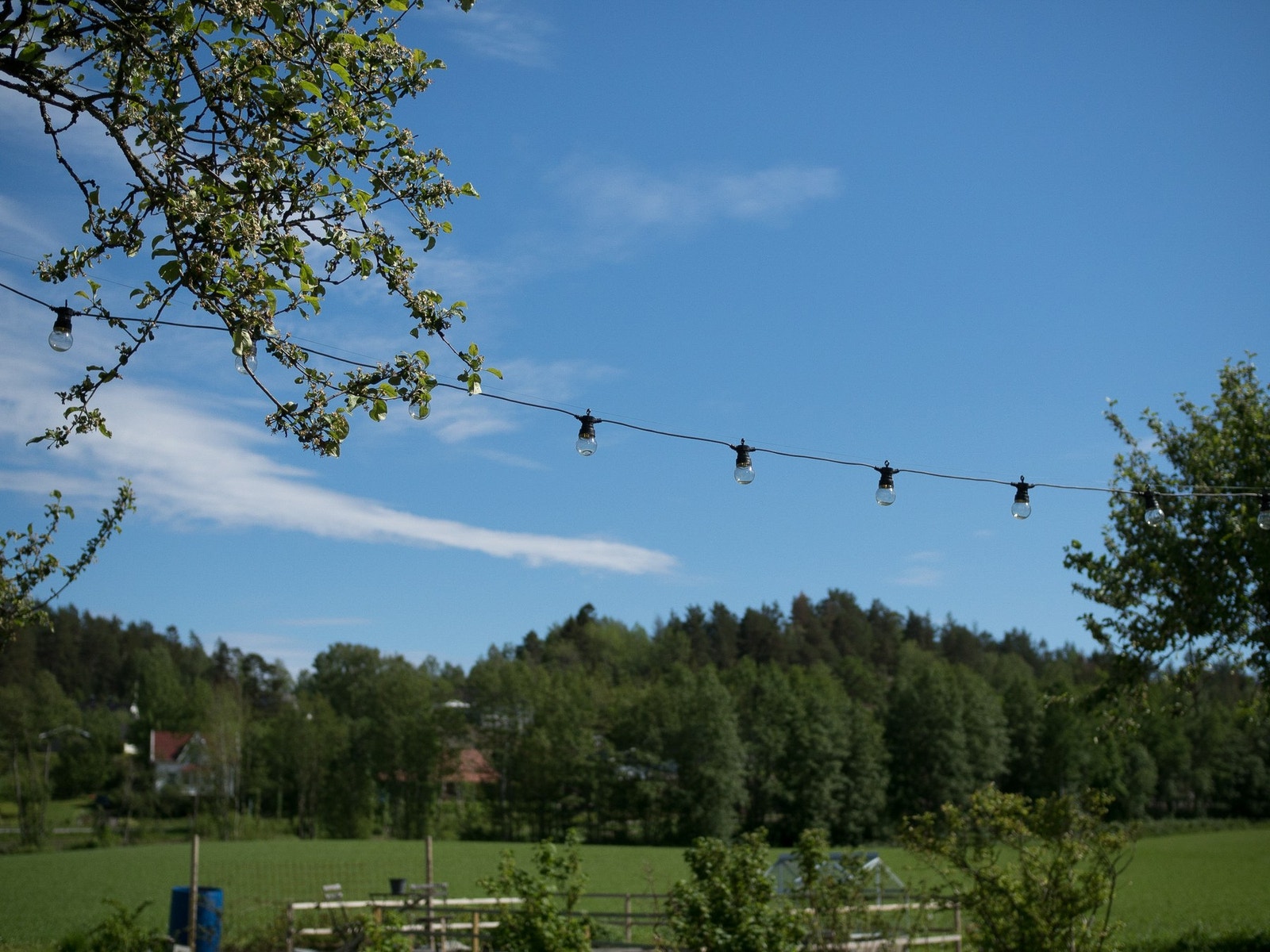 Her kan barna spille fotball etter skoletid, hoppe på trampoline eller du kan anlegge en romslig kjøkkenhage. Galleribilde