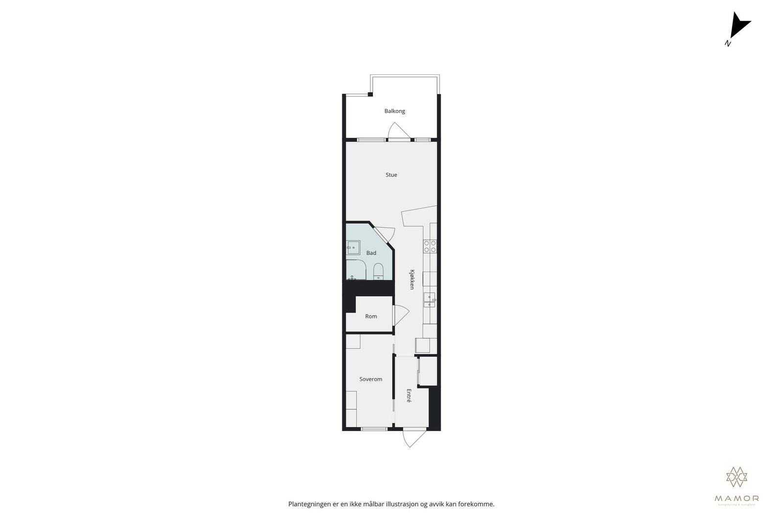 Plantegning Galleribilde