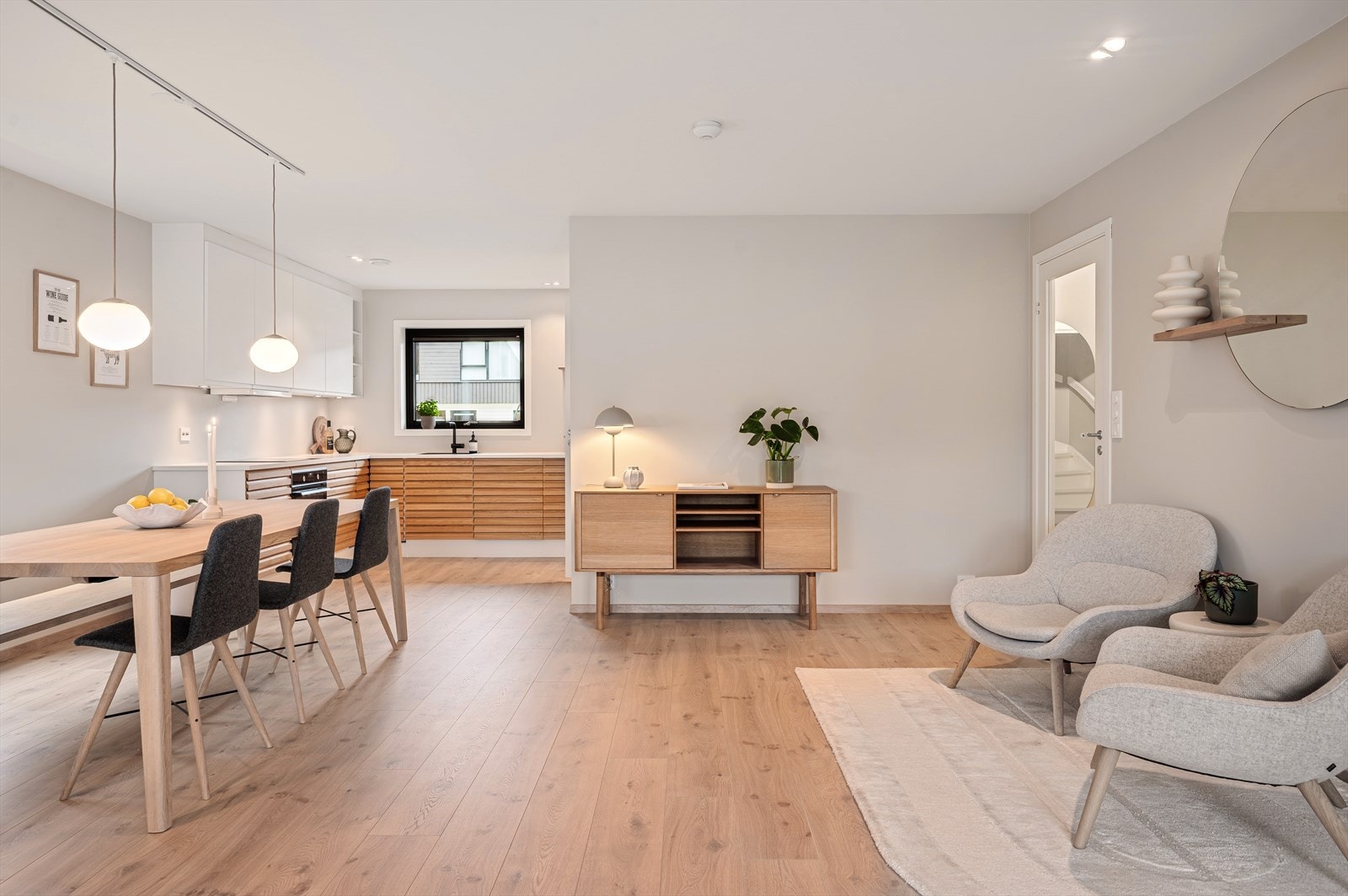 Balansert ventilasjon i hele boligen bidrar til et sunt og godt inneklima. Galleribilde