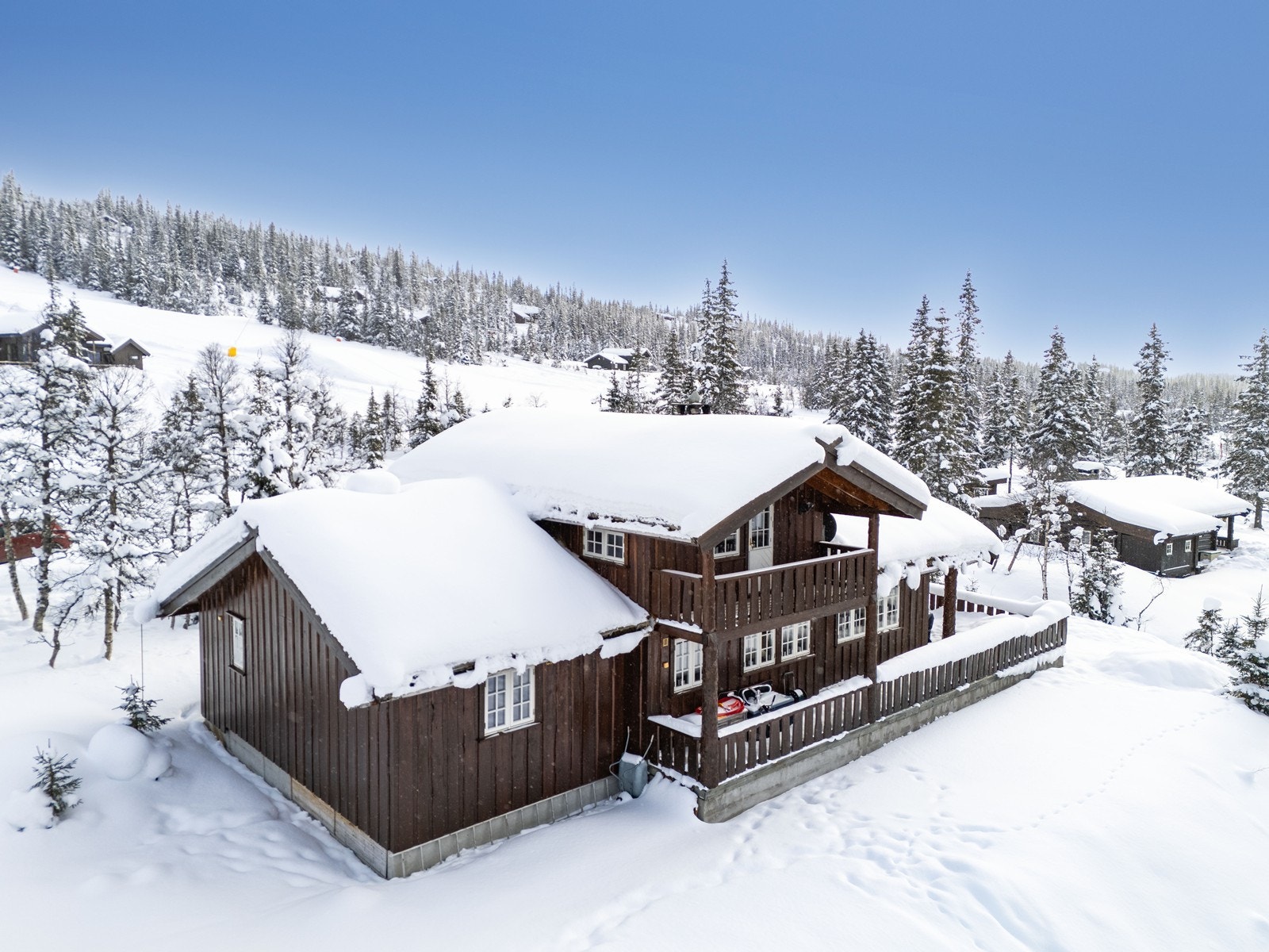 Hytta har direkte adkomst til Haglebu Skisenter! Galleribilde