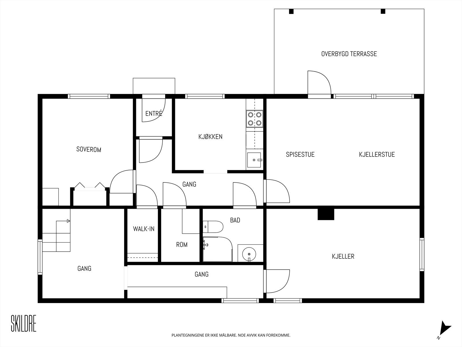 Plantegning | Underetasje Galleribilde