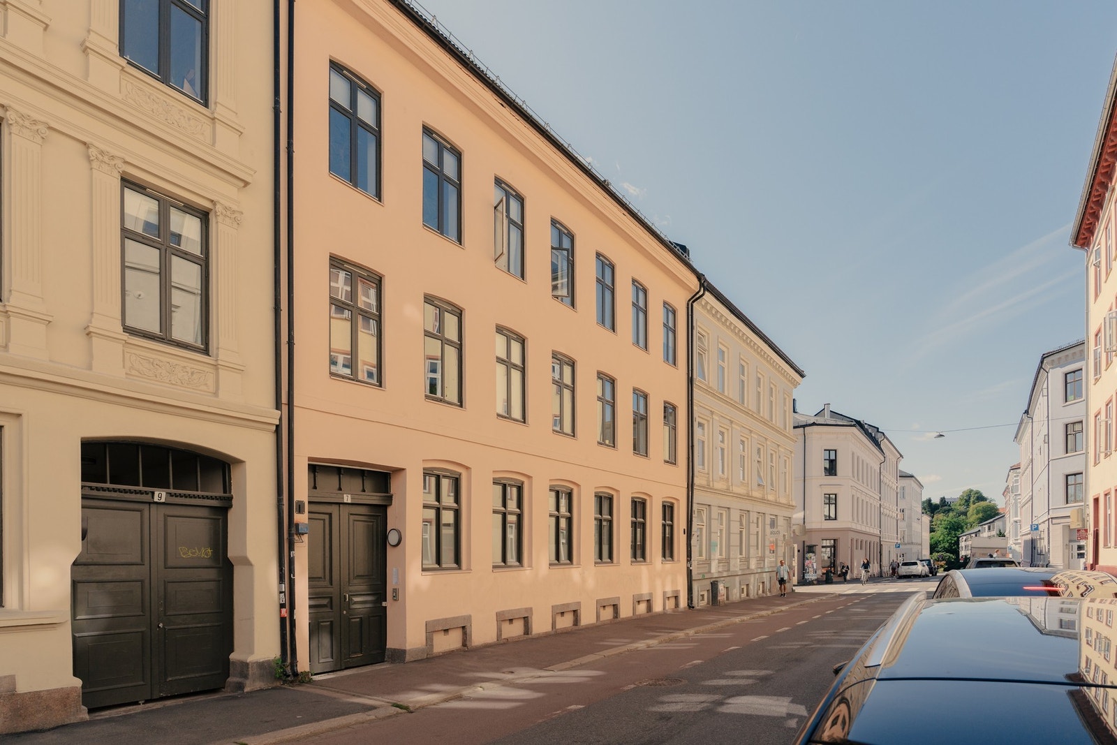 Fasade Helgesens gate 7. Galleribilde