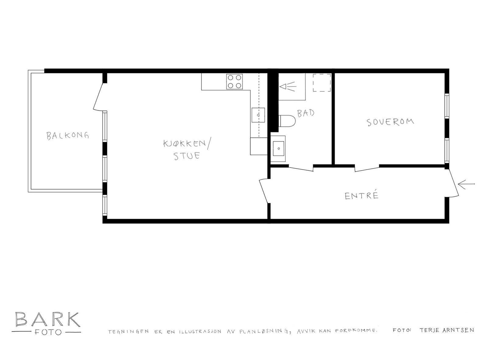 Plantegning Galleribilde