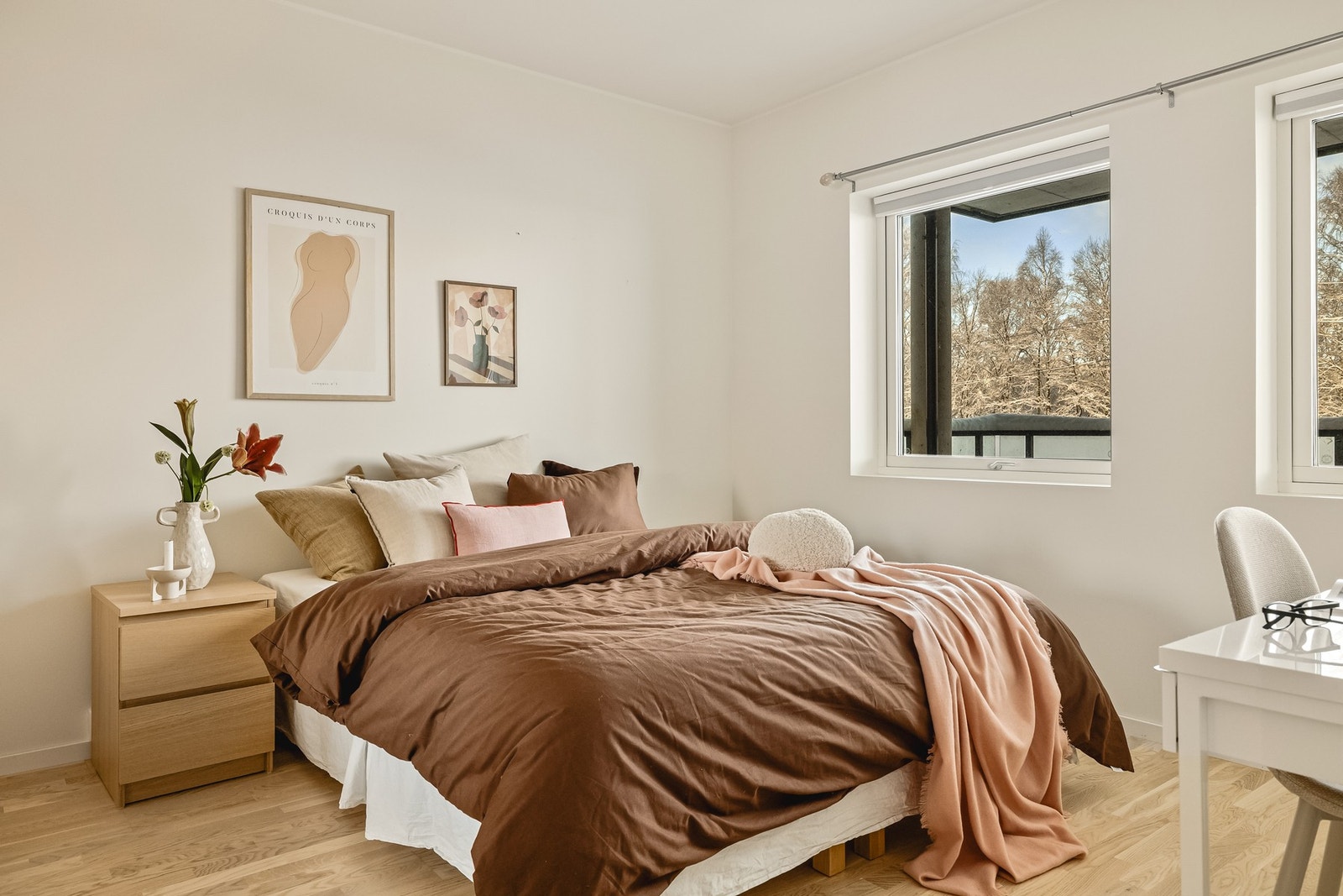 Soverommet måler hele 12,7 kvadratmeter Galleribilde