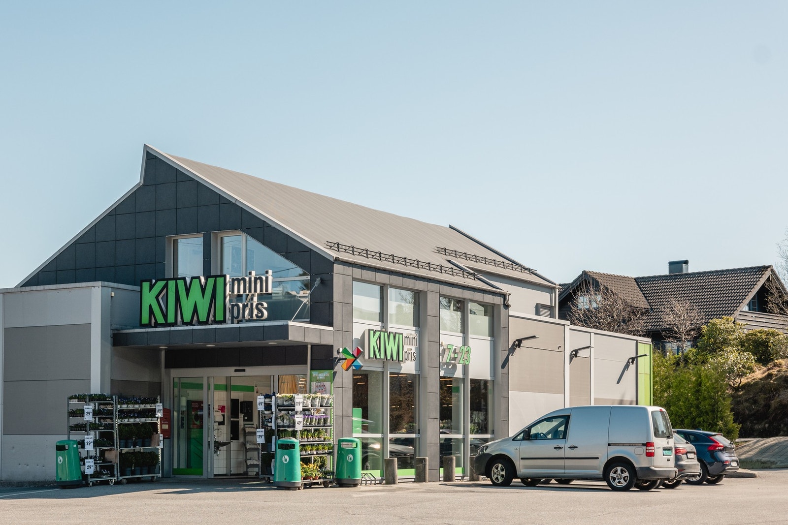 Det er kort vei til dagligvarebutikker Galleribilde