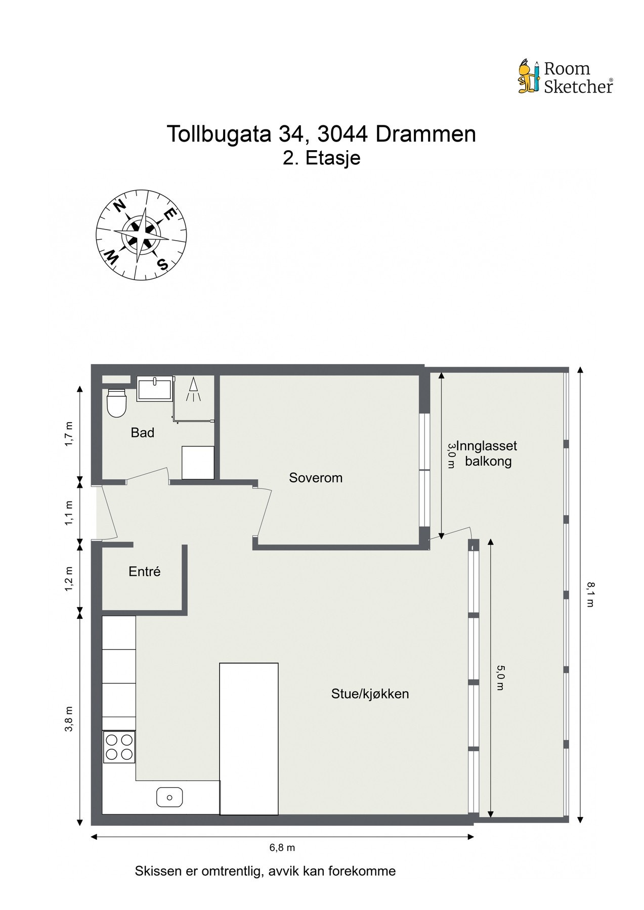Plantegning Galleribilde