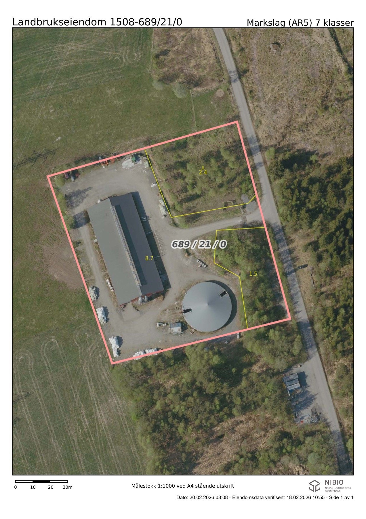 NIBIO gårdskart Galleribilde