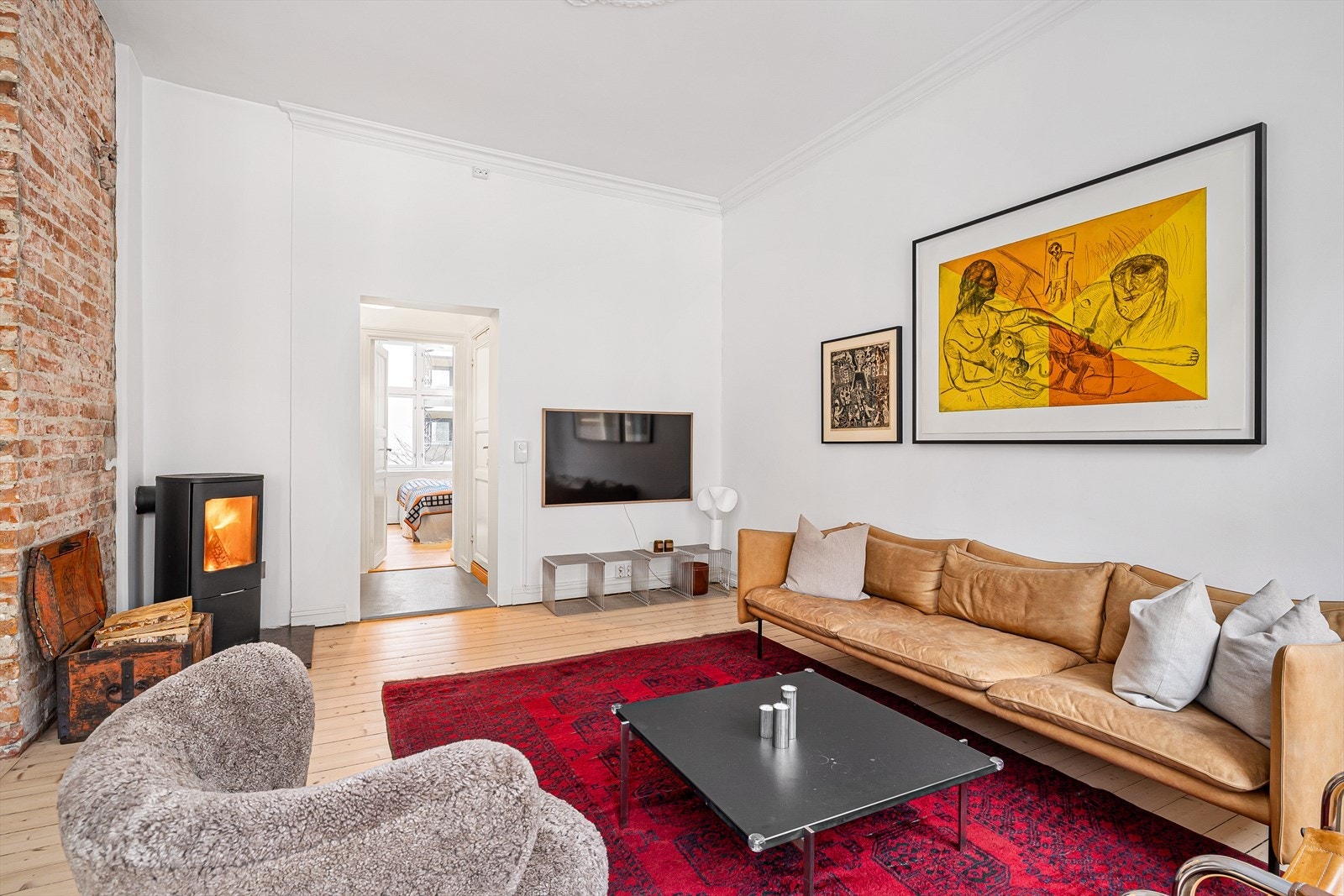 Stue - fleksibel møblering og hyggelig atmosfære. Galleribilde