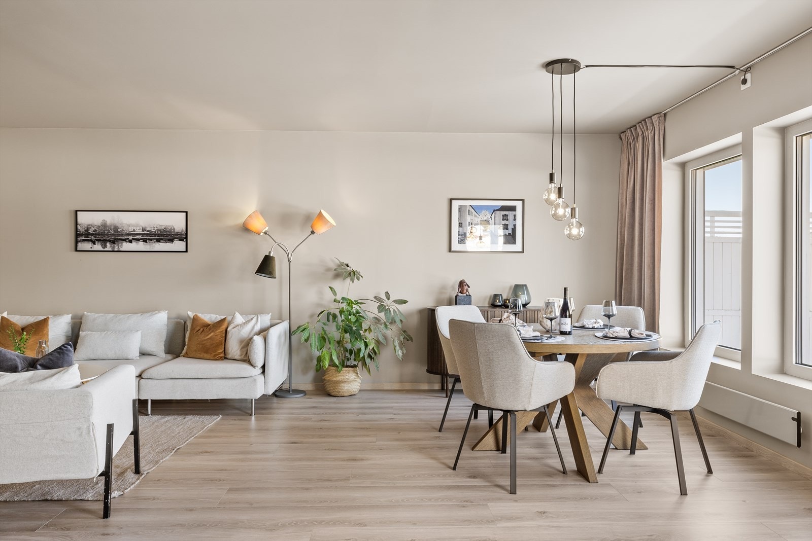 Her får du en bolig med fokus på bokvalitet og gode innredningsløsninger! Galleribilde