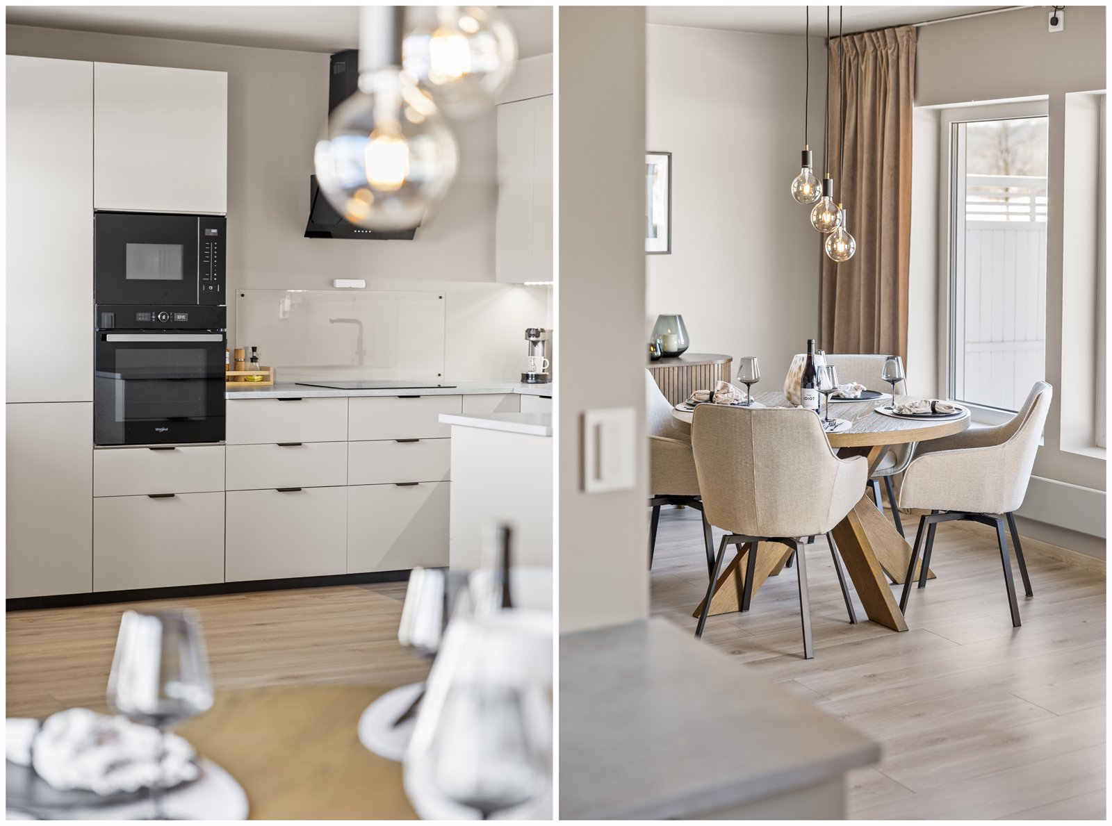 Her kan du fint invitere gode venner eller familie på et godt måltid. Galleribilde