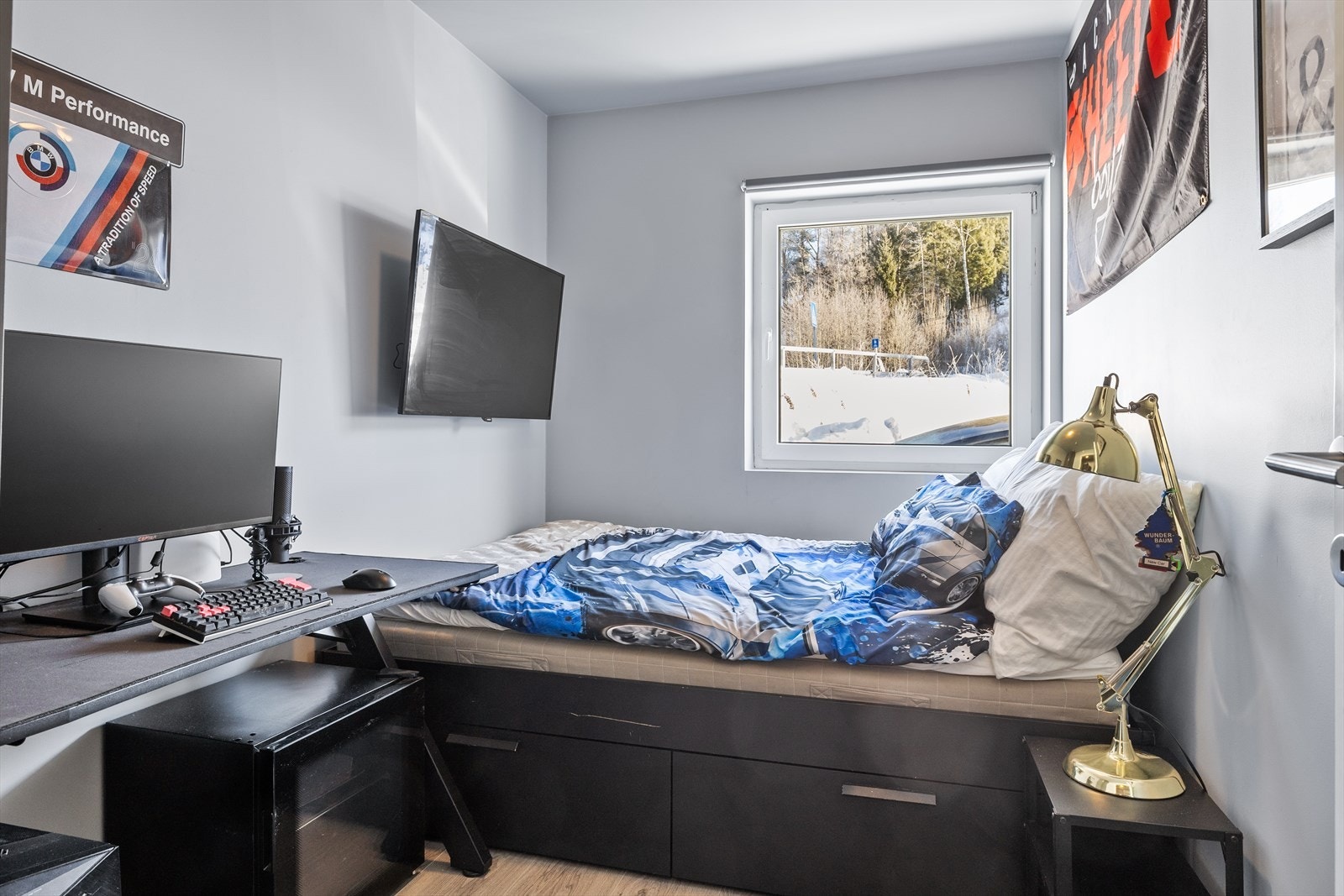 I boligen finner du 3 soverom, som gjør boligen fint egnet for barnefamilier. Galleribilde