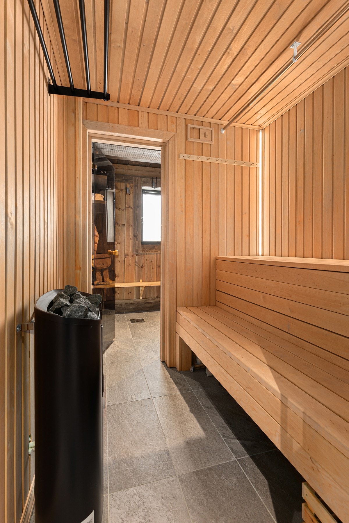 I første etasje har du også badstue. Galleribilde