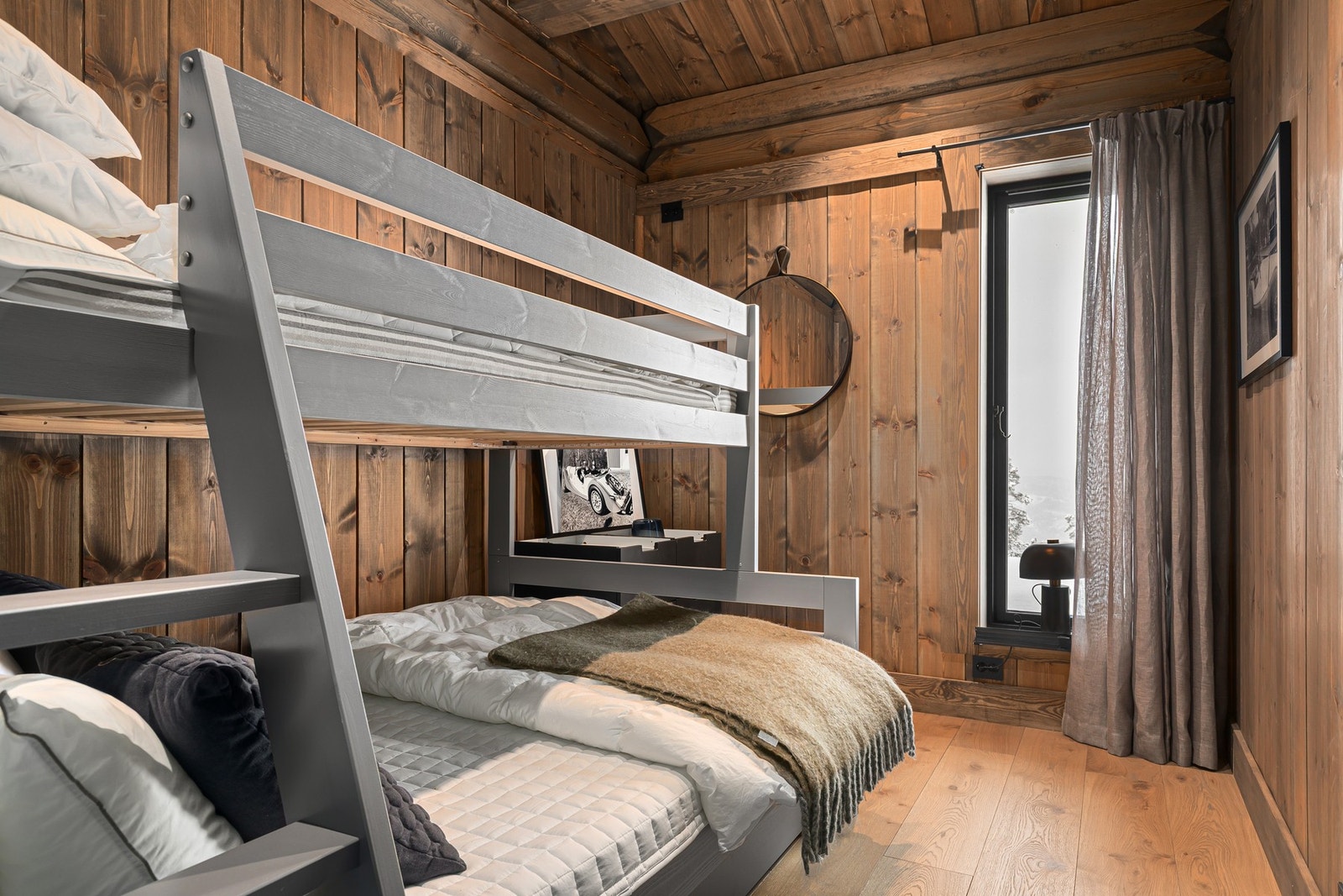 Soverom tre har også innredet med køyeseng, her kan du innrede etter behov. Galleribilde