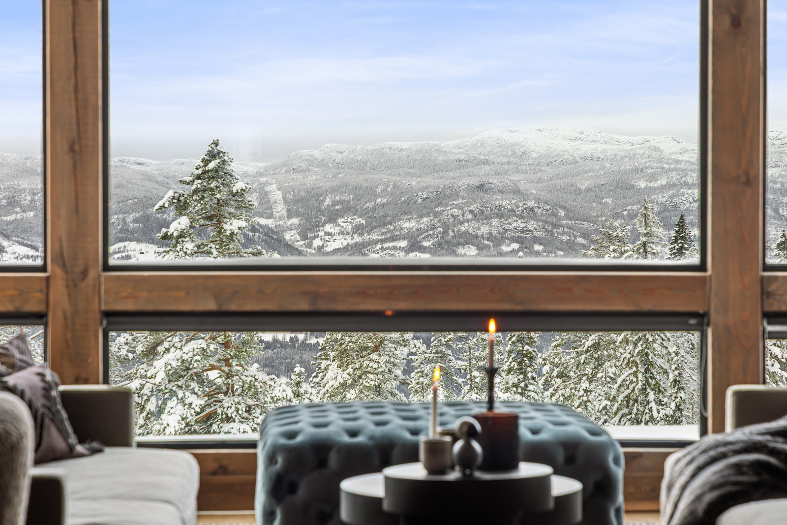 Her har du flott utsikt så langt øye kan se Galleribilde