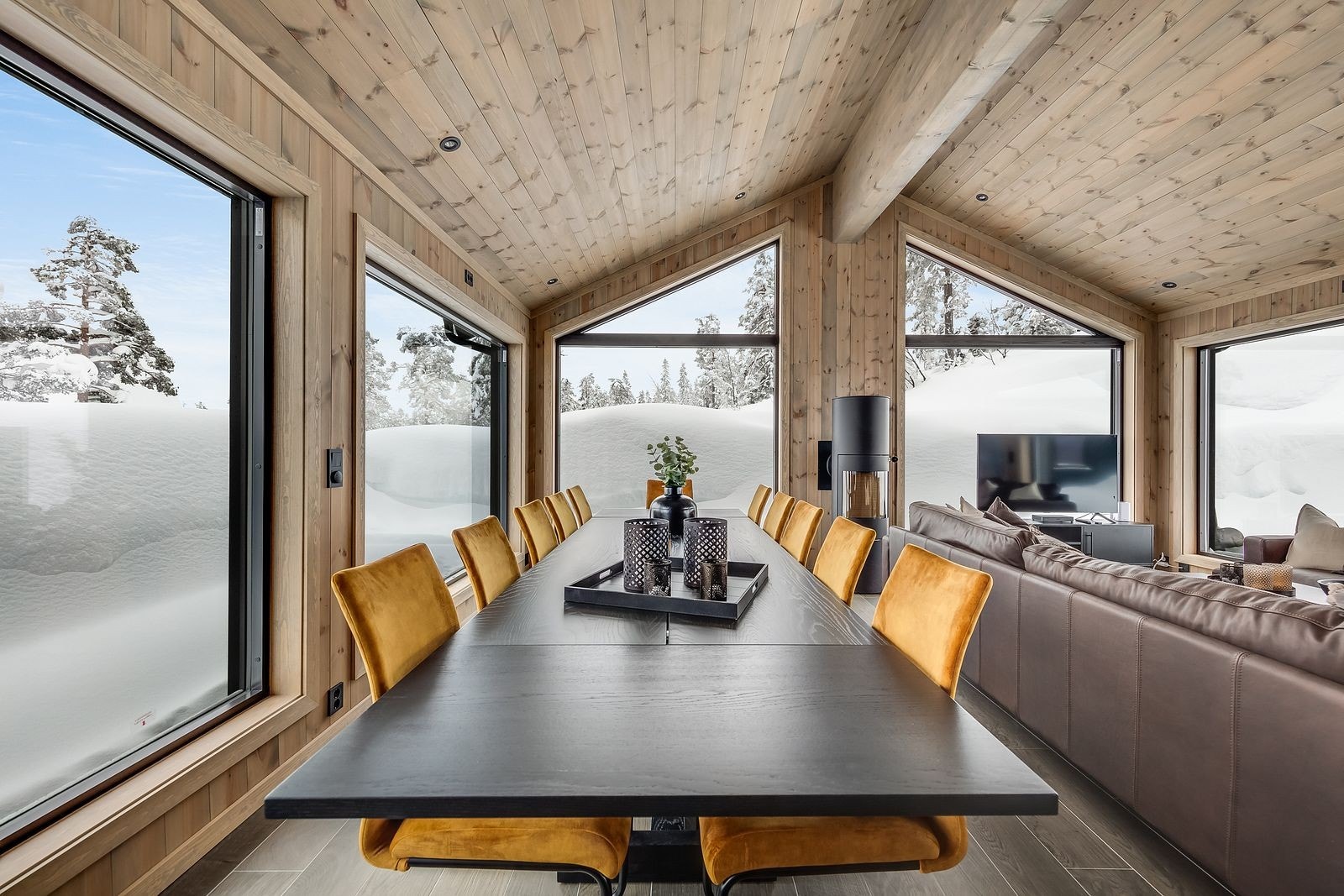 Spisestue vinter Galleribilde