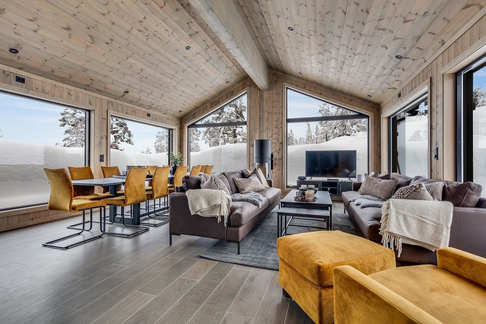 Stue vinter Galleribilde