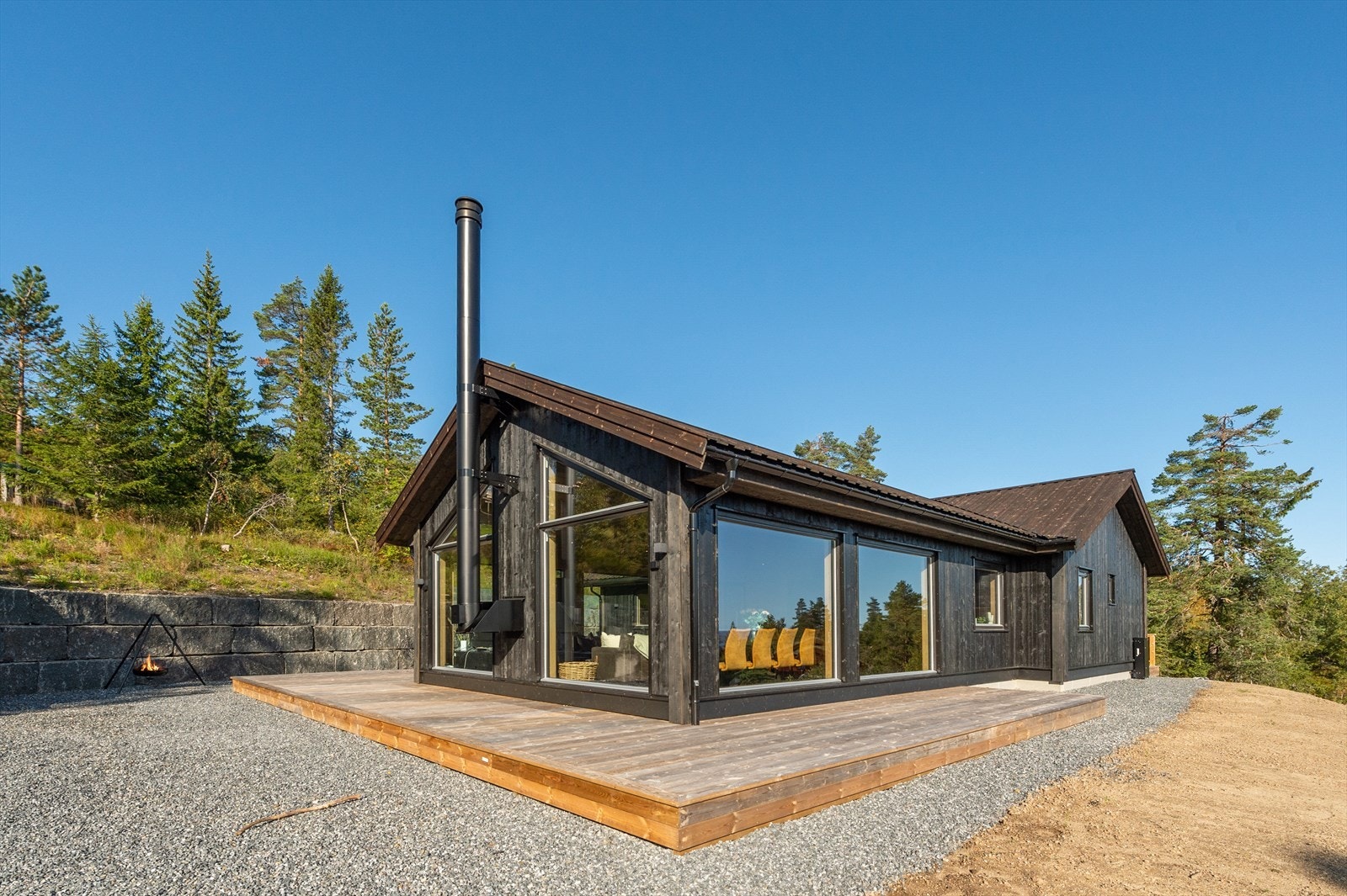 Her kan man flytte seg rundt etter hvor sola står på himmelen Galleribilde