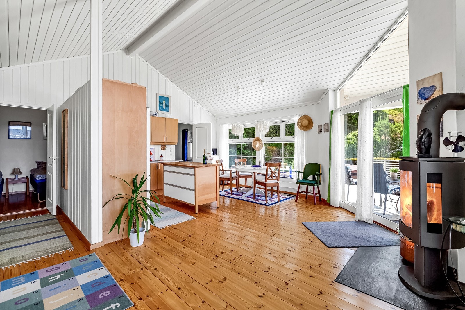 Peisovn som kan nytes på kjøligere dager. Galleribilde