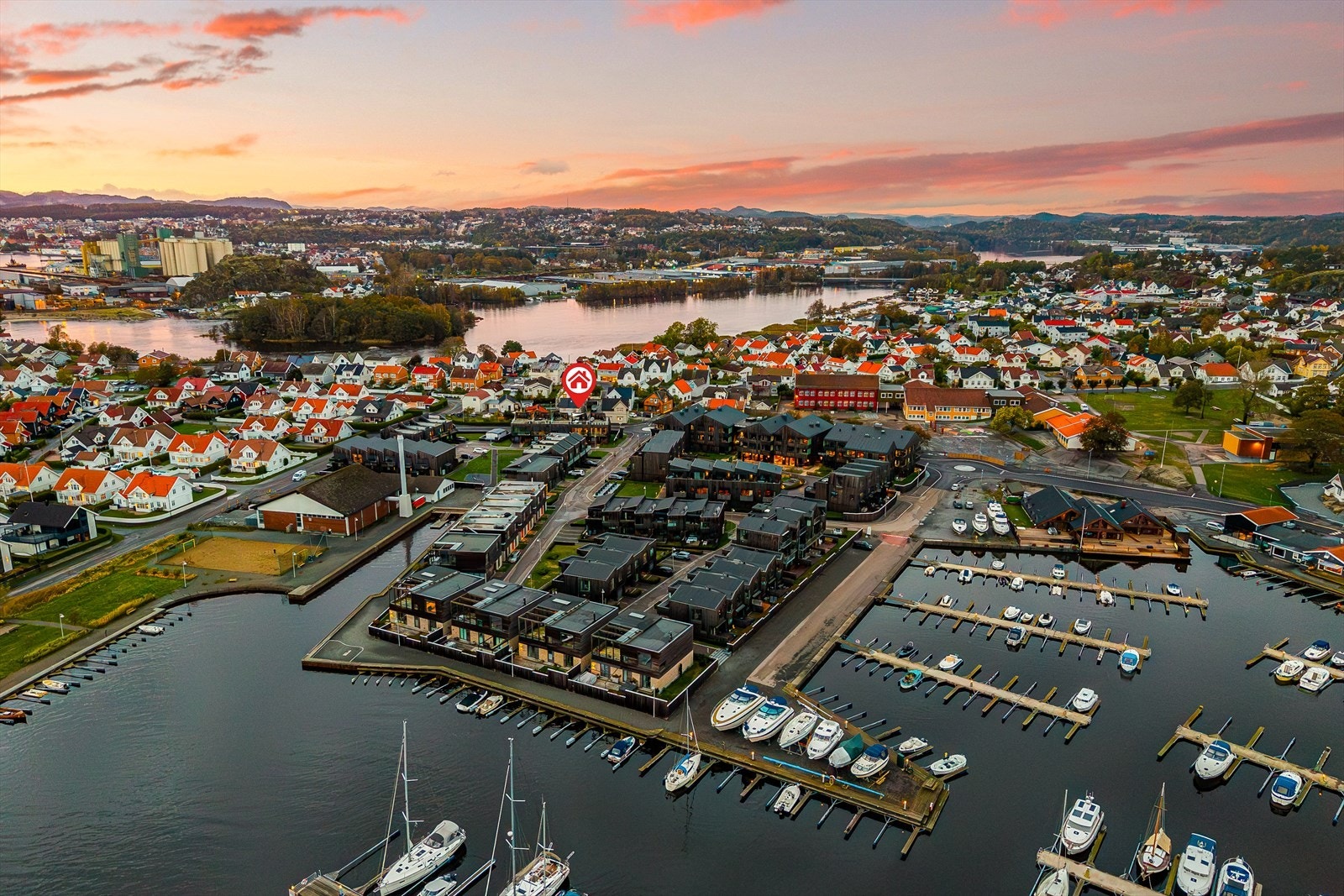 Oversikts bilde over nærområdet. Galleribilde