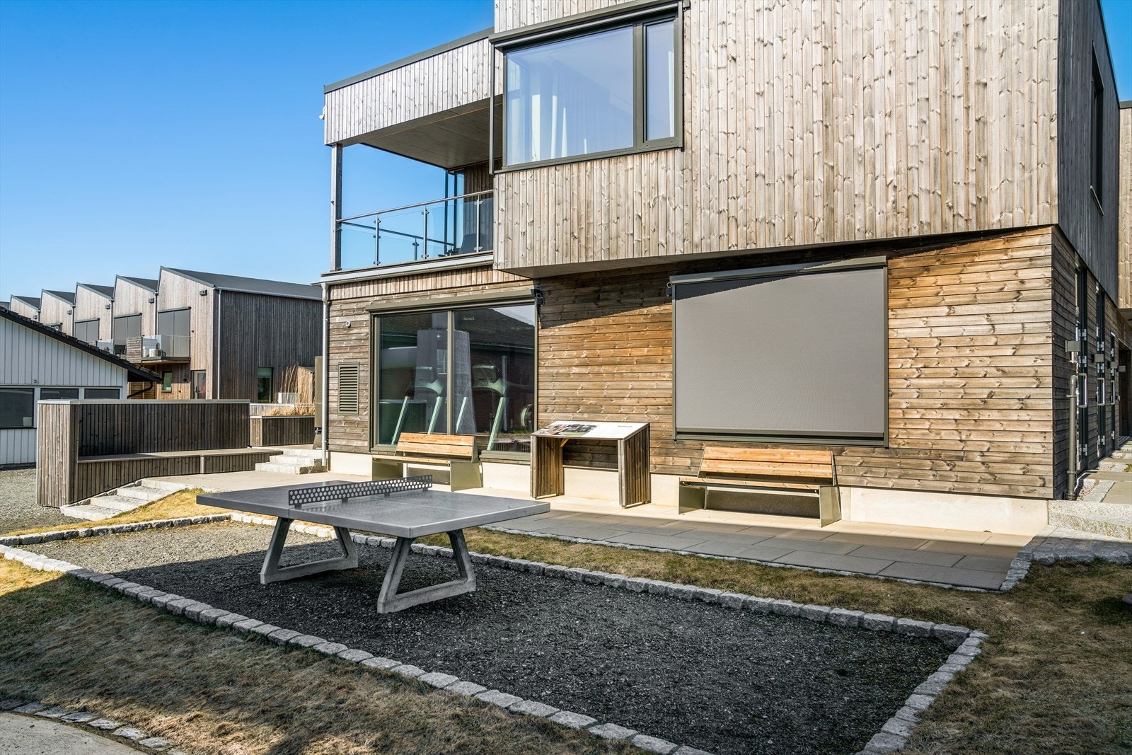 Sjøhuset er et aktivitetshus for alle beboerne på Saltbrygga Galleribilde