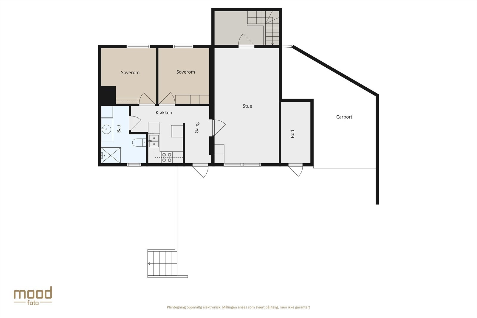 Plantegning kjeller. Galleribilde