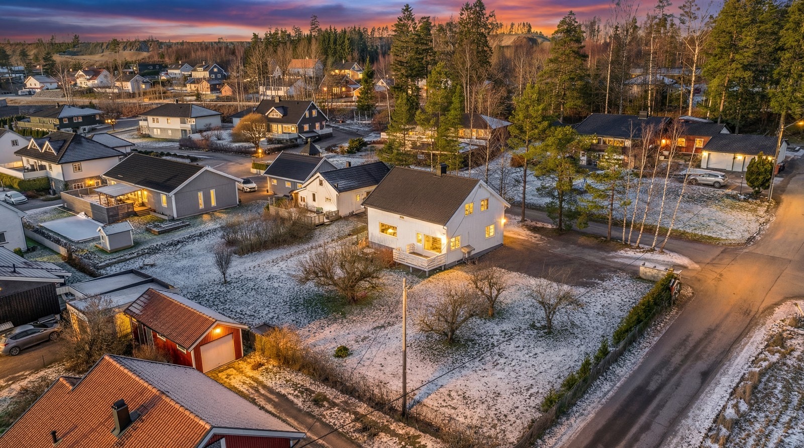 Velkommen til Barkerudsvingen 3. Foto: Flytende Film AS (Thor Øyvind Borgersen) Galleribilde