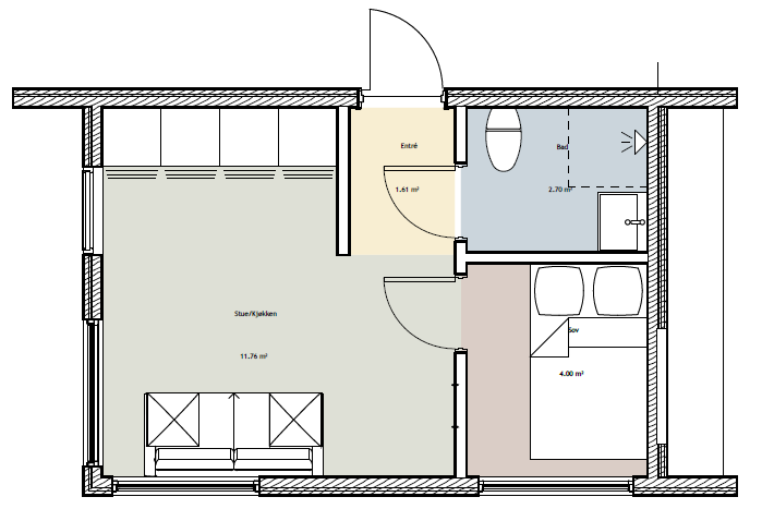 Plantegning Galleribilde