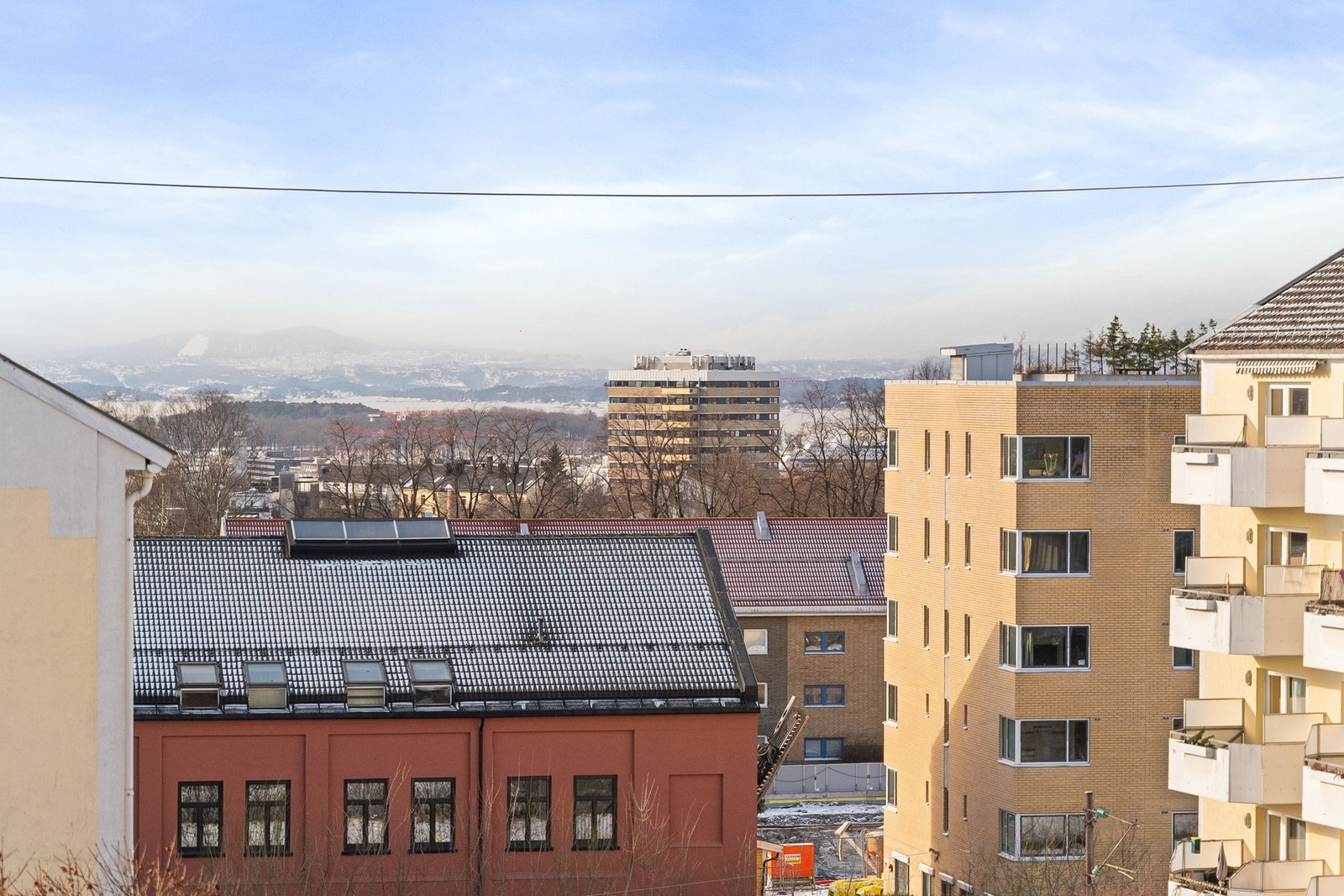 Nydelig utsikt til Oslofjorden fra sittekroken Galleribilde