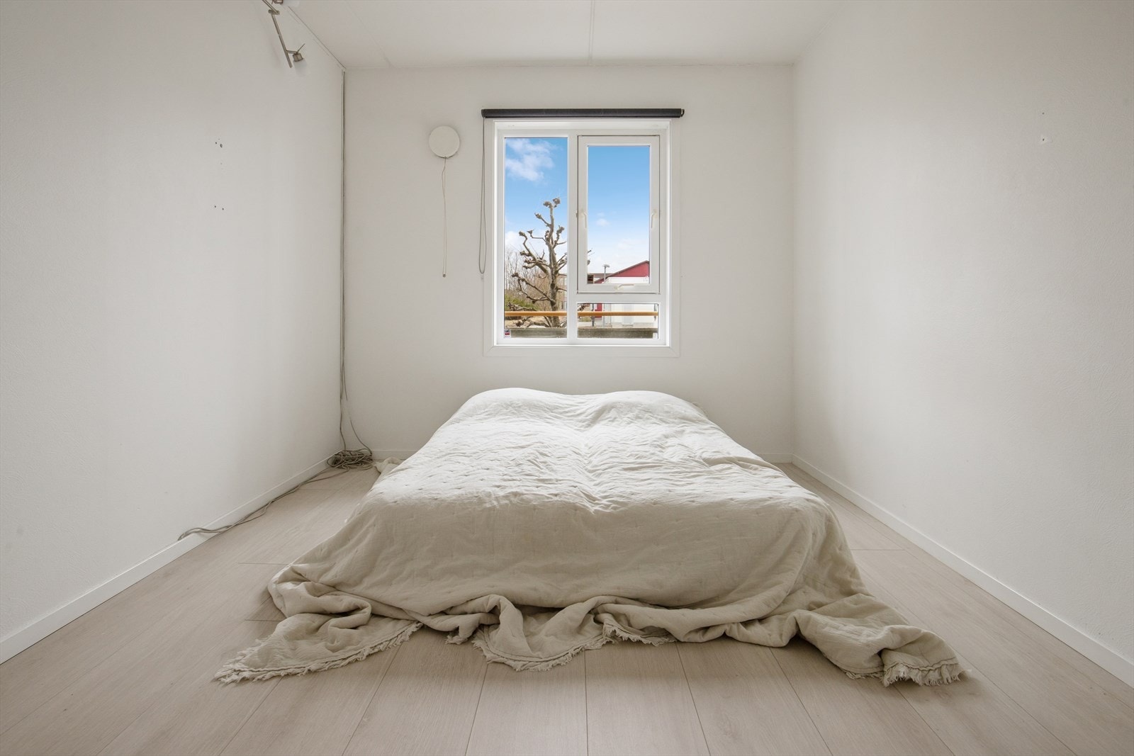 Rommets vindu slipper inn rikelig med naturlig lys og skaper en rolig og innbydende atmosfære. Galleribilde