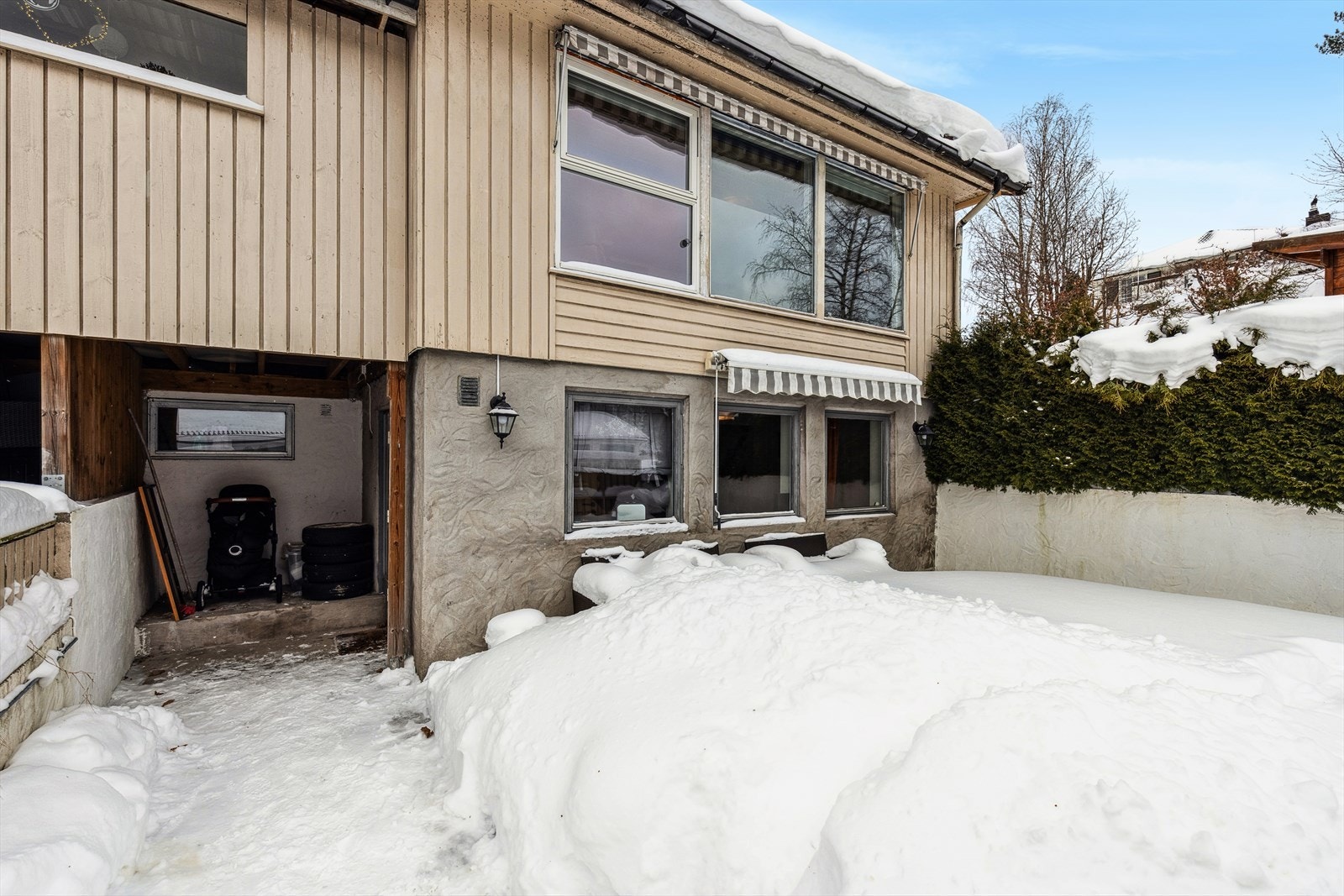 Utleiedelen har egen inngang. Galleribilde