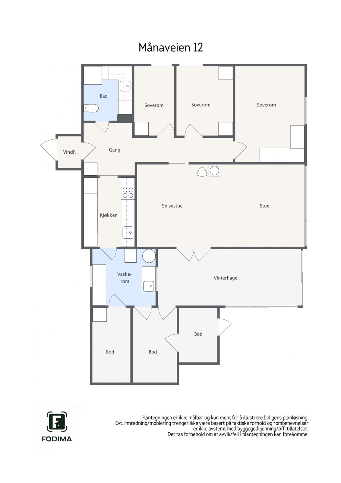 Plantegning Galleribilde