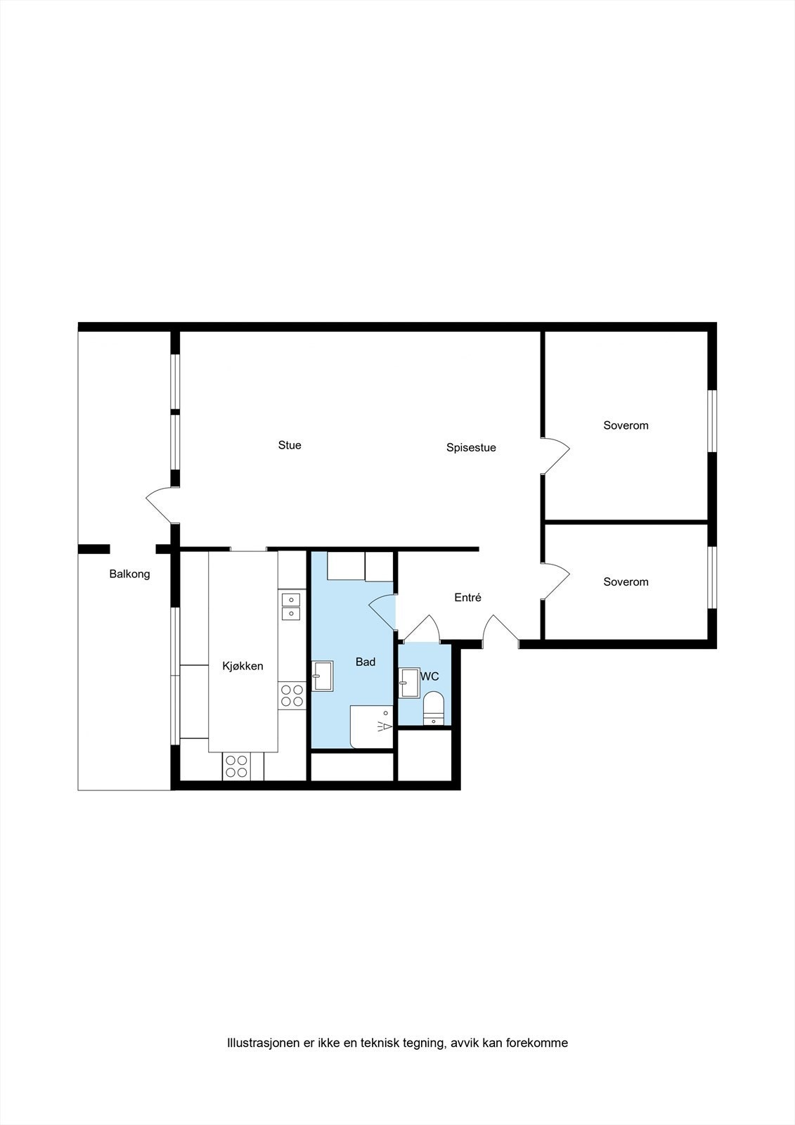 Presentasjon av leiligheten Galleribilde