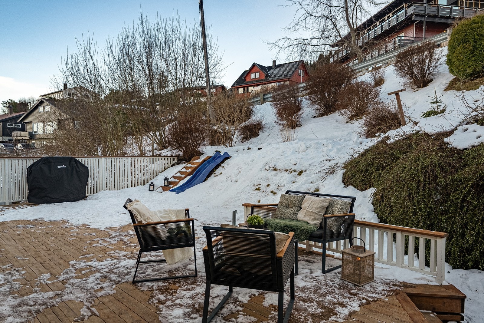 Godt med plass for lek og morro for de minste Galleribilde