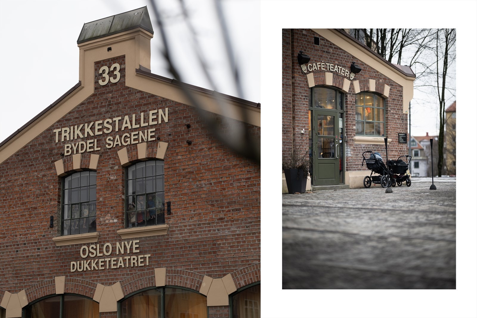 Trikkestallen er et av flere populære serveringssteder (med uteservering på sommertid) i nærområdet Galleribilde