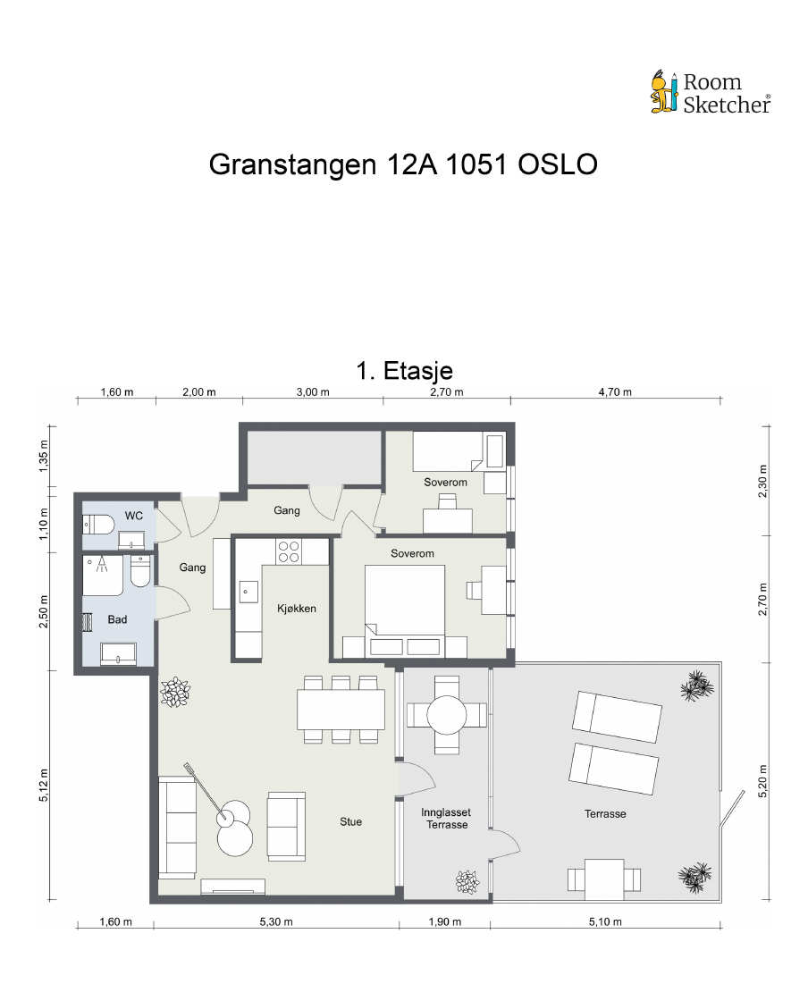 Plantegning. Galleribilde